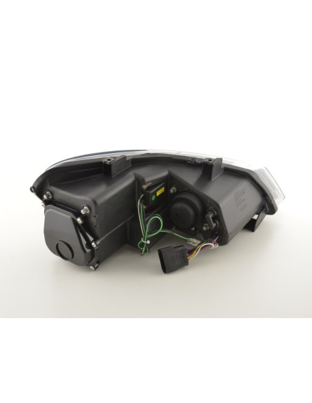 Faro Daylight LED DRL look VW Polo tipo 6R 2010- nero
