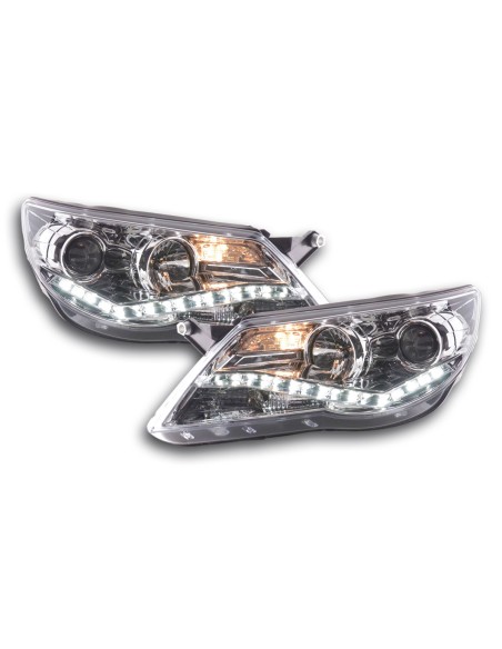 Fari Daylight Luci di marcia diurna a LED VW Tiguan 07-11 cromate
