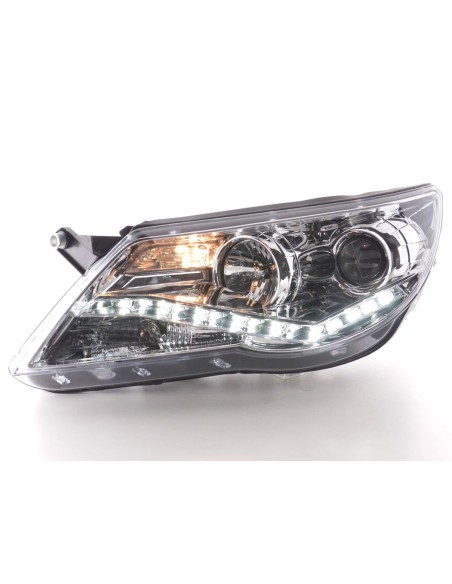 Fari Daylight Luci di marcia diurna a LED VW Tiguan 07-11 cromate