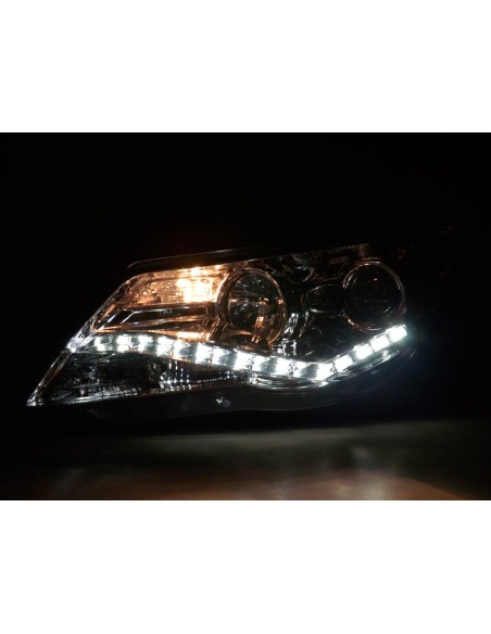 Fari Daylight Luci di marcia diurna a LED VW Tiguan 07-11 cromate