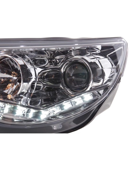Fari Daylight Luci di marcia diurna a LED VW Tiguan 07-11 cromate