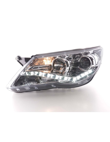 Fari Daylight Luci di marcia diurna a LED VW Tiguan 07-11 cromate