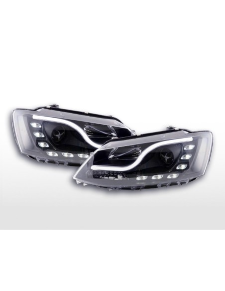 Faro diurno Luci di marcia diurna a LED VW Jetta 6 dal 2011 nere
