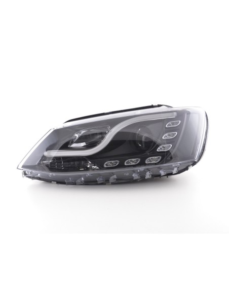 Set di fari Daylight Luci di marcia diurna a LED VW Jetta 6 11- nero
