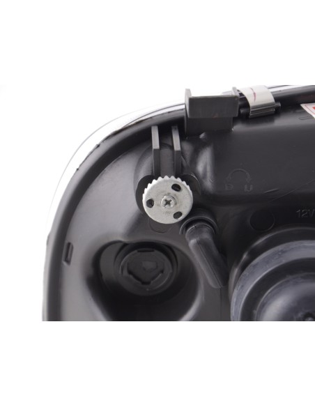 Faro Daylight LED DRL look VW Golf 3 tipo 1HXO 1EXO 91-97 nero