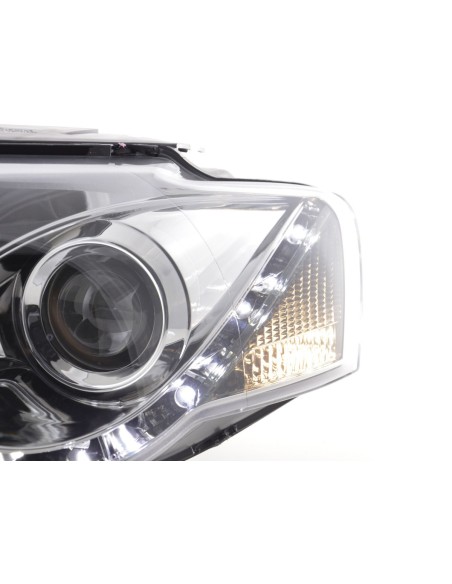 Faro Daylight LED DRL look VW Passat tipo 3C 05- cromato per guida a destra