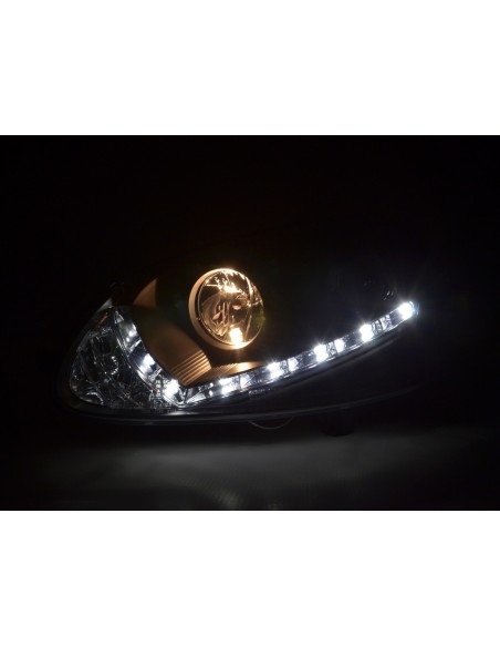 Faro diurno Luce di marcia diurna a LED VW Golf 5 tipo 1K 03-08 nero per guida a destra