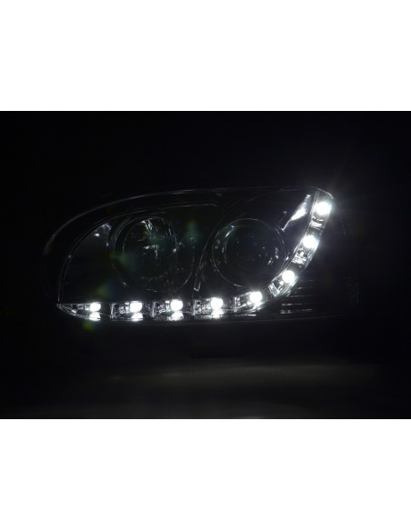 Faro diurno Luci di marcia diurna a LED VW Golf 3 91-97 cromate per guida a destra