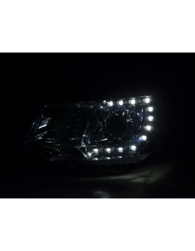 Fari Daylight Luci di marcia diurna a LED VW Bus T5 dal 2009 cromate