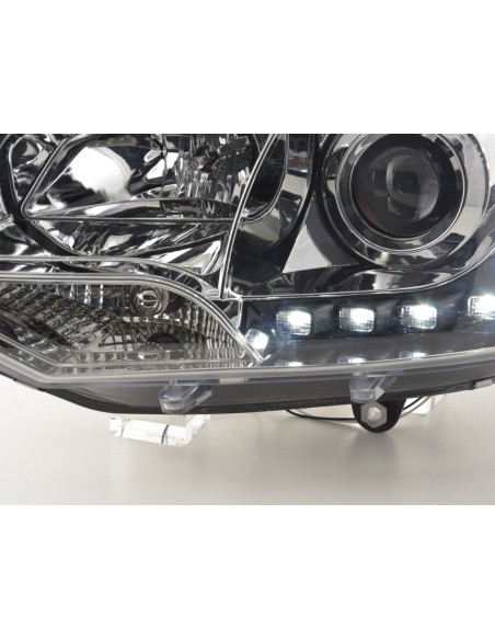 Fari Daylight Luci di marcia diurna a LED VW Bus T5 dal 2009 cromate