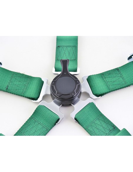 Cintura imbracatura cintura 5 punti imbracatura racing universale verde