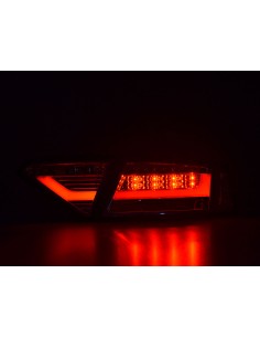 Fanali posteriori a LED Lightbar Audi A5 8T Coupe / Sportback 07-11 cromato 2