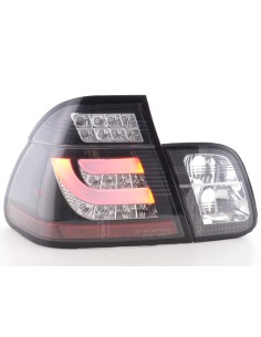 Set di luci posteriori a LED BMW Serie 3 E46 Limo 98-01 nero 2