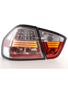 Fanali posteriori a LED set BMW Serie 3 E90 berlina 05-08 cromato 2