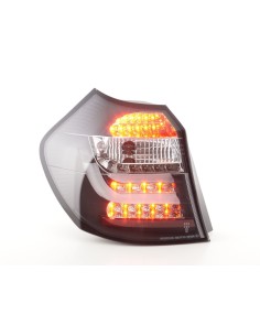 Fanali posteriori a LED set BMW Serie 1 E87 / E81 3/5 porte. 04-06 nero 2