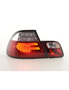 Set di luci posteriori a LED BMW Serie 3 E46 Coupé 03-07 rosso / trasparente 2