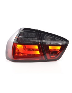 Set di luci posteriori a LED BMW Serie 3 E90 Limo 05-08 rosso / nero