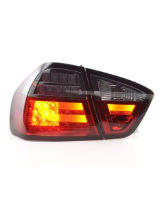 Set di luci posteriori a LED BMW Serie 3 E90 Limo 05-08 rosso / nero 2