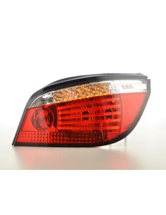 Set di luci posteriori a LED BMW serie 5 E60 berlina 08-09 rosso / trasparente
