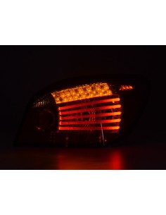 Set di luci posteriori a LED BMW serie 5 E60 berlina 08-09 rosso / trasparente 2