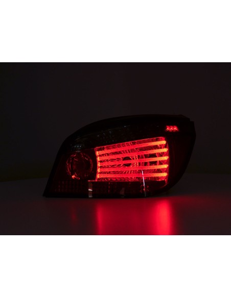 Fanali posteriori a LED set BMW Serie 5 E60 berlina 03-07 rosso / fumo