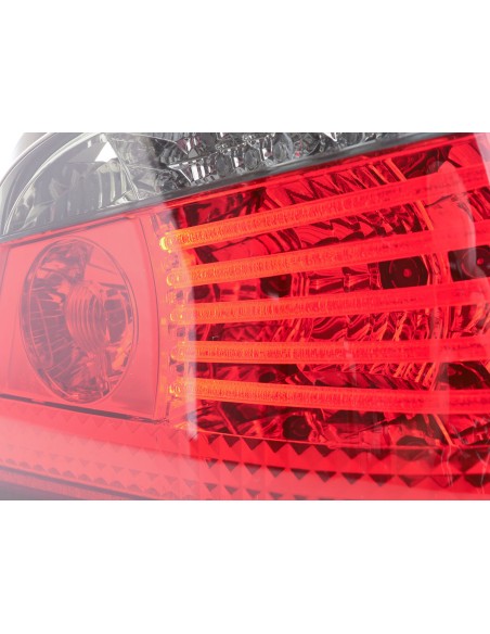 Fanali posteriori a LED set BMW Serie 5 E60 berlina 03-07 rosso / fumo