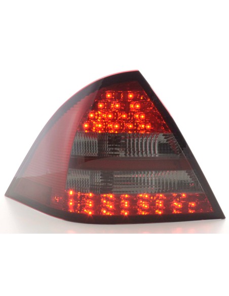 Fanali posteriori a LED set Mercedes Classe C W203 Limo 05-07 rosso / nero