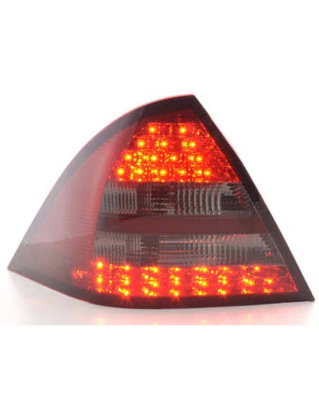 Fanali posteriori a LED set Mercedes Classe C W203 Limo 05-07 rosso / nero
