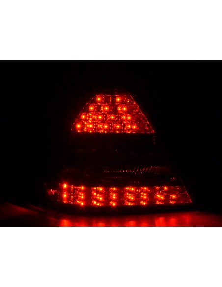 Fanali posteriori a LED set Mercedes Classe C W203 Limo 05-07 rosso / nero