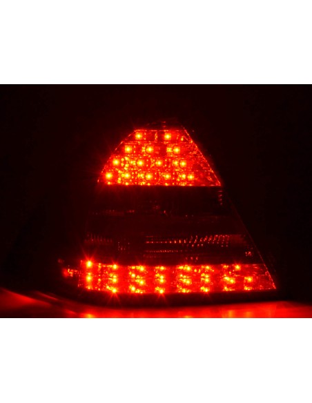 Fanali posteriori a LED set Mercedes Classe C W203 Limo 05-07 rosso / nero