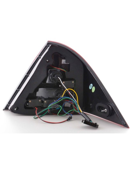Fanali posteriori a LED set Mercedes Classe C W203 Limo 05-07 rosso / nero