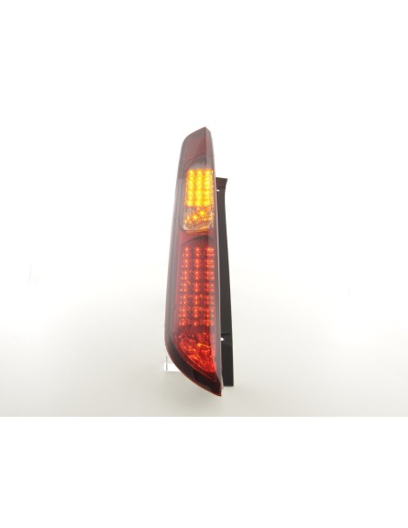 Fanali posteriori LED set Ford Focus 2 5 porte 04-08 rosso / nero