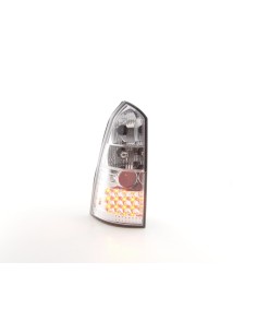 Set fanali posteriori LED Ford Focus Tournament DNW 98-04 cromati per guida a destra 2