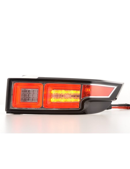 Fanali posteriori a LED per Land Rover Range Rover Evoque del 2011 cromati