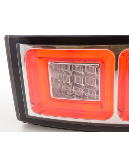 Fanali posteriori a LED per Land Rover Range Rover Evoque del 2011 cromati