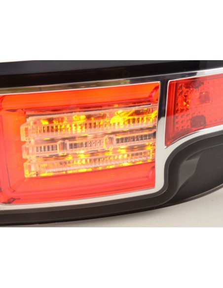 Fanali posteriori a LED per Land Rover Range Rover Evoque del 2011 cromati