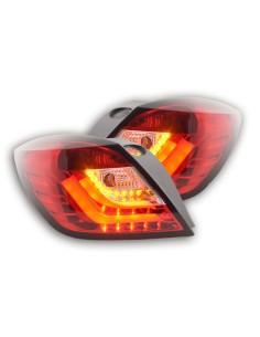 Fanali posteriori a LED set Opel Astra H GTC 04-08 rosso / trasparente