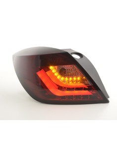 Fanali posteriori a LED Opel Astra H 3 porte anno 04-08 rosso / nero 2