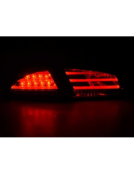 Set di luci posteriori a LED Seat Leon tipo 1P 09-12 rosso / nero