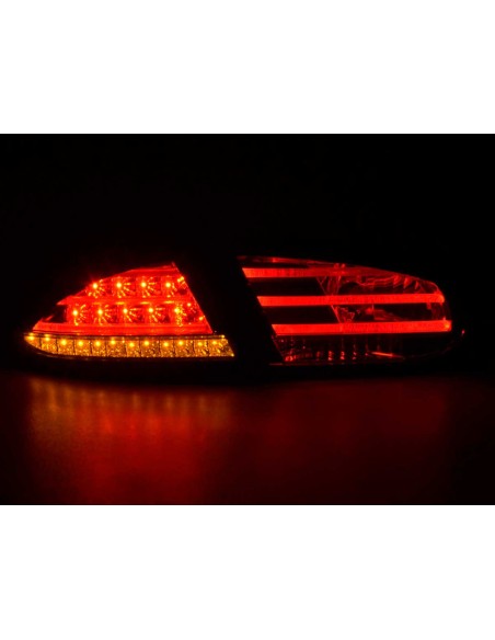 Set di luci posteriori a LED Seat Leon tipo 1P 09-12 rosso / nero