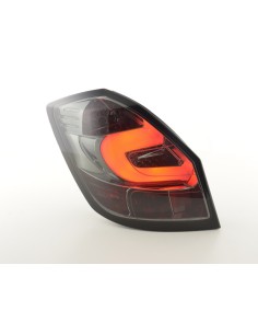 Fanali posteriori a LED set Skoda Fabia 5 porte dal 2007 nero 2