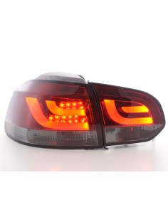 Fanali posteriori a LED set VW Golf 6 tipo 1K 2008-2012 rosso / nero 2