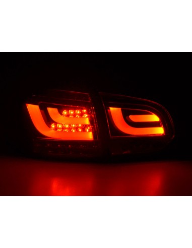 Fanali posteriori a LED set VW Golf 6 tipo 1K 2008-2012 nero con indicatori LED