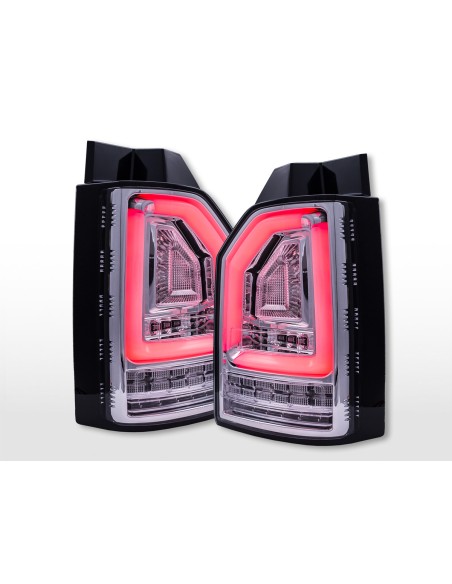 Fanali posteriori a LED set BMW Serie 1 E87 / E81 3/5 porte. 07-11 trasparente / rosso