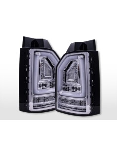 Fanali posteriori a LED set BMW Serie 1 E87 / E81 3/5 porte. 07-11 trasparente / rosso 2