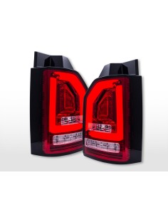 Set di luci posteriori a LED BMW Serie 3 E46 Coupé 03-07 rosso / trasparente