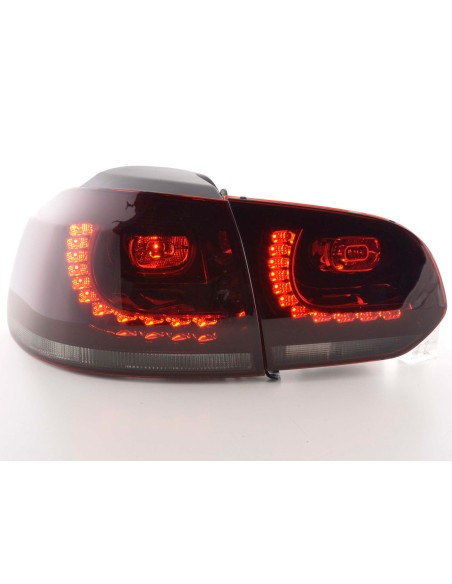 Fanali posteriori a LED set VW Golf 6 Tipo 1K 2008-2012 rosso / nero GTI