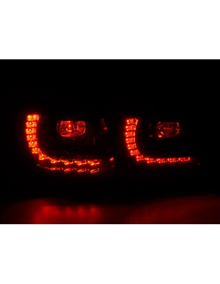 Fanali posteriori a LED set VW Golf 6 Tipo 1K 2008-2012 rosso / nero GTI
