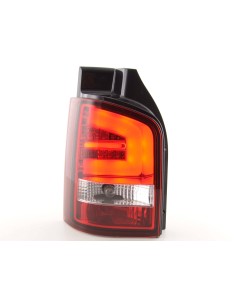 Fanali posteriori a LED set VW T5 2010- rosso / trasparente 2