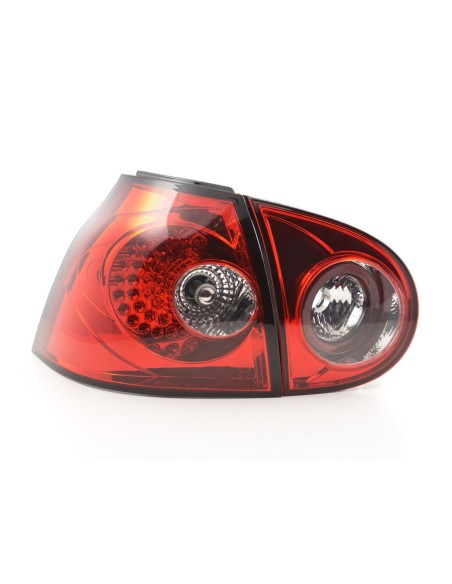 Fanali posteriori a LED set VW Golf 5 tipo 1K 2003-2008 rosso per guida a destra